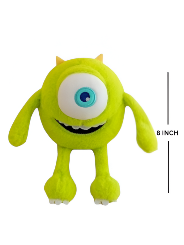 Cute Green One-Eyed Monster Soft Toy - Mike Wazowski Inspired Plush LMI11099