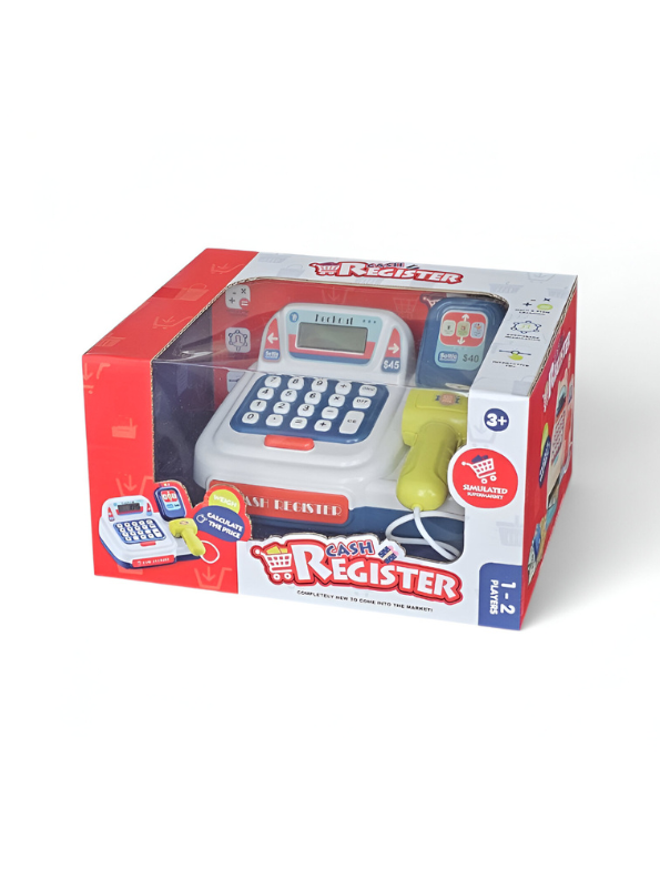 Toy Cash Register with Working Scanner & Accessories | Kids Pretend Play NX15524
