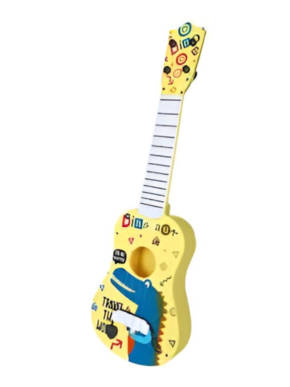 YELLOW - QuadStrum Guitar – 4-String Musical Instrument for Beginners & Kids | Acoustic Guitar - LMI13346