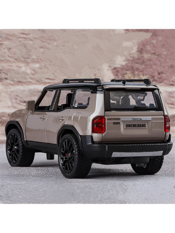 Toyota Land Cruiser Prado Diecast Metal SUV Model | Pullback with Sound & Light Scale 1:32 TV5799