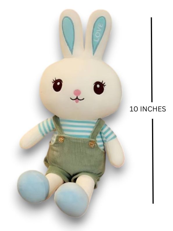 CloudBun Plush Rabbit Pillow – 10 Inch Ultra-Soft & Huggable Bunny Stuffed Animal | Cute Cuddle Toy & Perfect Gift for Kids & Adults - MS14449