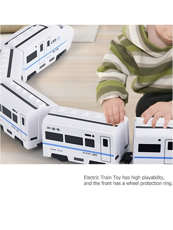 TurboTrack Express – Electric Toy Train Set for Kids | Roller Coaster Tumble Track & Christmas Train Gift - LMI12379