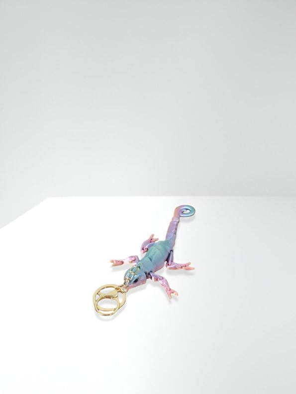 Beaded Chameleon Keychain | Handmade Y2K Retro Lizard Keyring & Bag Charm NOVGBT-50424