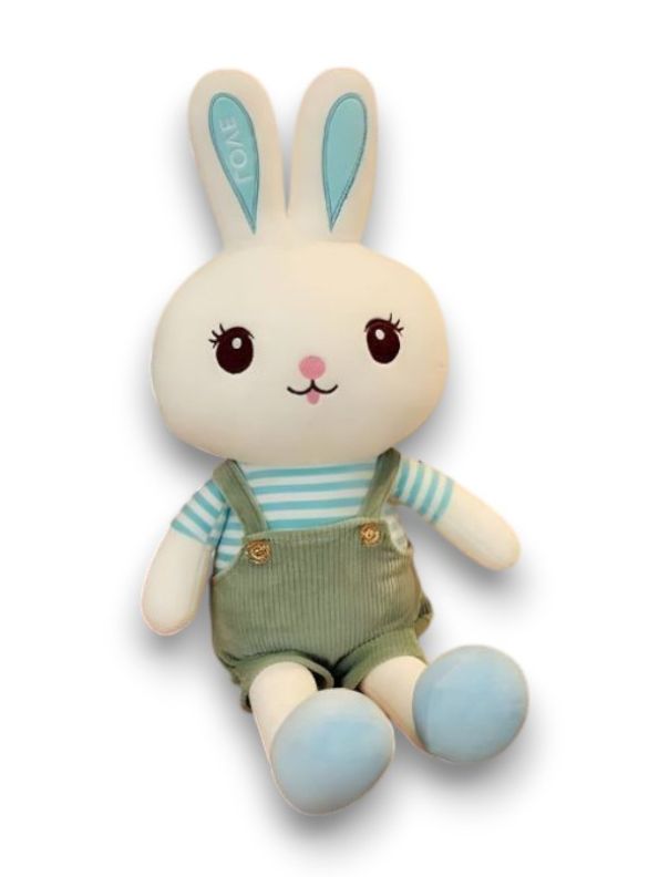 CloudBun Plush Rabbit Pillow – 10 Inch Ultra-Soft & Huggable Bunny Stuffed Animal | Cute Cuddle Toy & Perfect Gift for Kids & Adults - MS14449
