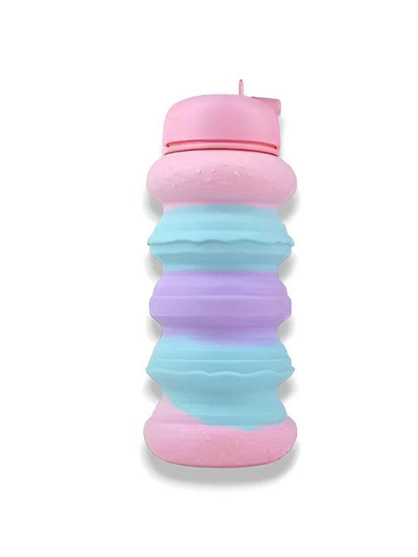 Fun & Unique Collapsible Kids' Water Bottles | Silicone, BPA-Free, and Leak-Proof Travel Sippers for Boys & Girls NOVGBT-9057