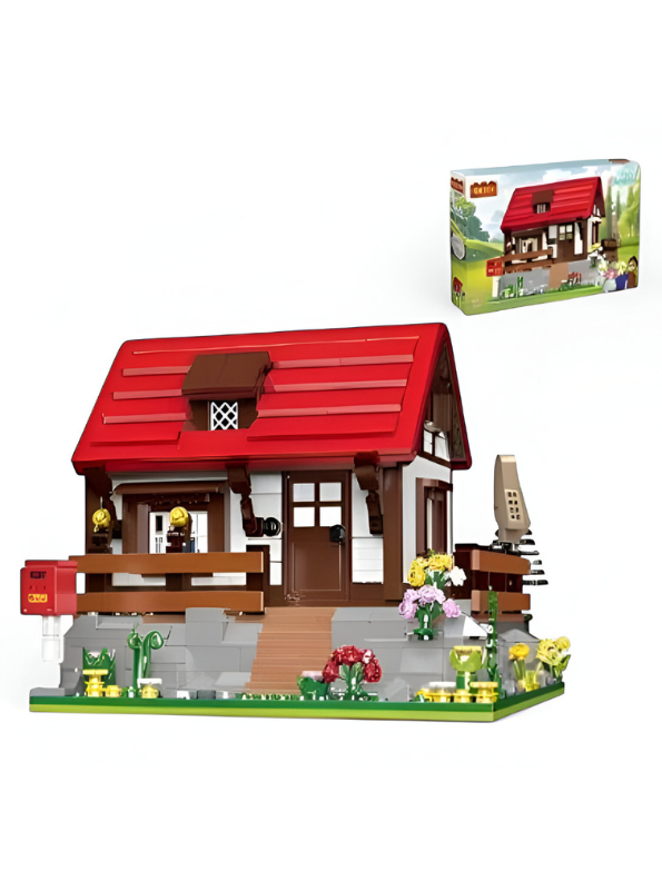 Construction Build Zone Building Block Set - COGO Dump Truck & Drill Vehicle Building Block Set - 3-in-1 Engineering Toy 834 Pcs TV5126