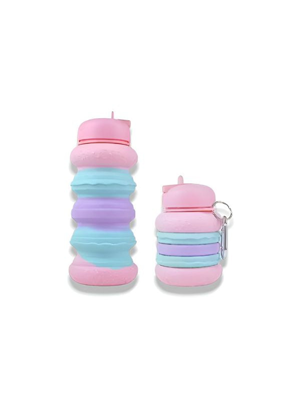 Fun & Unique Collapsible Kids' Water Bottles | Silicone, BPA-Free, and Leak-Proof Travel Sippers for Boys & Girls NOVGBT-9057