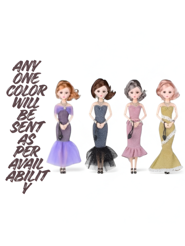 Kally Beauty Queen Fashion Doll (11-Inch) | Elegant Grey Hair | Collectible Toy Gift for Girls 3+ LMI13967