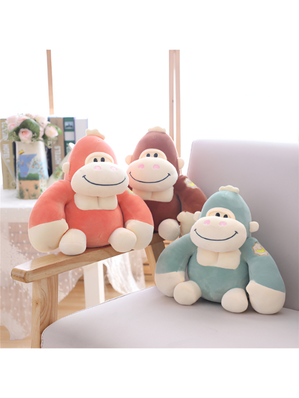 Green - Super Soft Toy Monkey Stuffed Animal for Kids | Cute & Cuddly Plush Toy for Boys & Girls LMI11095
