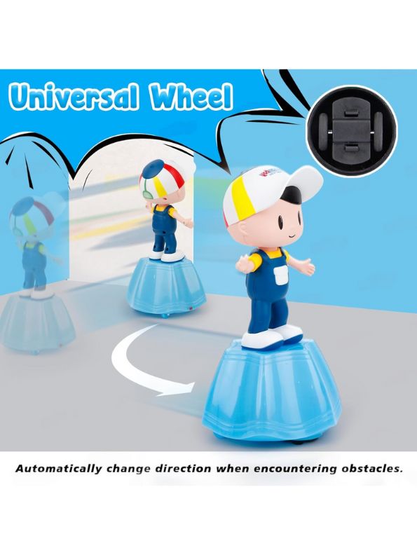 TwirlBoy – 360° Rotating Musical Dancing Toy with Lights & Sound for Kids - MS14200