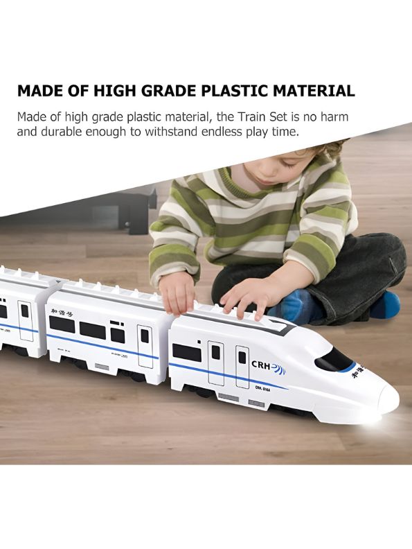 TurboTrack Express – Electric Toy Train Set for Kids | Roller Coaster Tumble Track & Christmas Train Gift - LMI12379