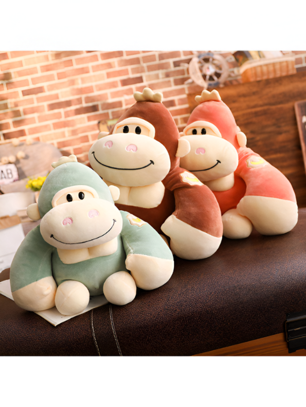 Green - Super Soft Toy Monkey Stuffed Animal for Kids | Cute & Cuddly Plush Toy for Boys & Girls LMI11095
