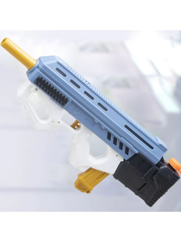 Blue - PowerSplash 500 - Ultra High-Pressure Electric Water Gun Pichkari Toy For Kids | Ultimate Electric Water Gun
