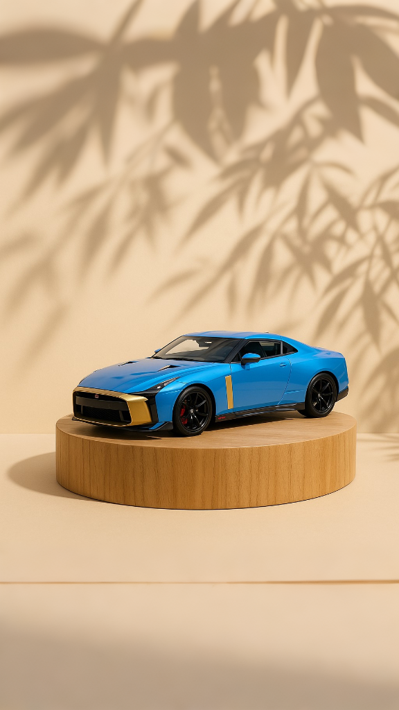 Iron Man Edition - Nissan GTR-50 Sports Car Metal Diecast Car - Scale 1:24