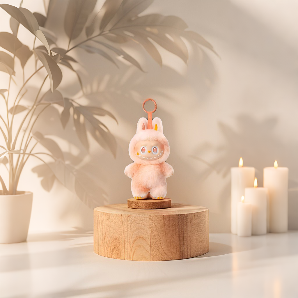 Blind Box - Toffee - Official Authentic Barcoded Pop Mart Labubu Plush Keychain – Limited-Edition Fuzzy Bunny‑Eared Monster