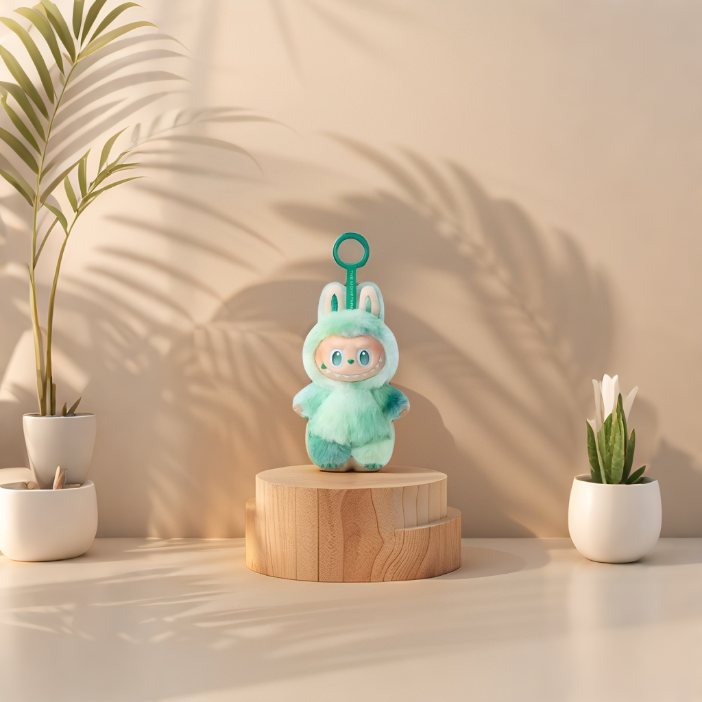 Blind Box - Toffee - Official Authentic Barcoded Pop Mart Labubu Plush Keychain – Limited-Edition Fuzzy Bunny‑Eared Monster