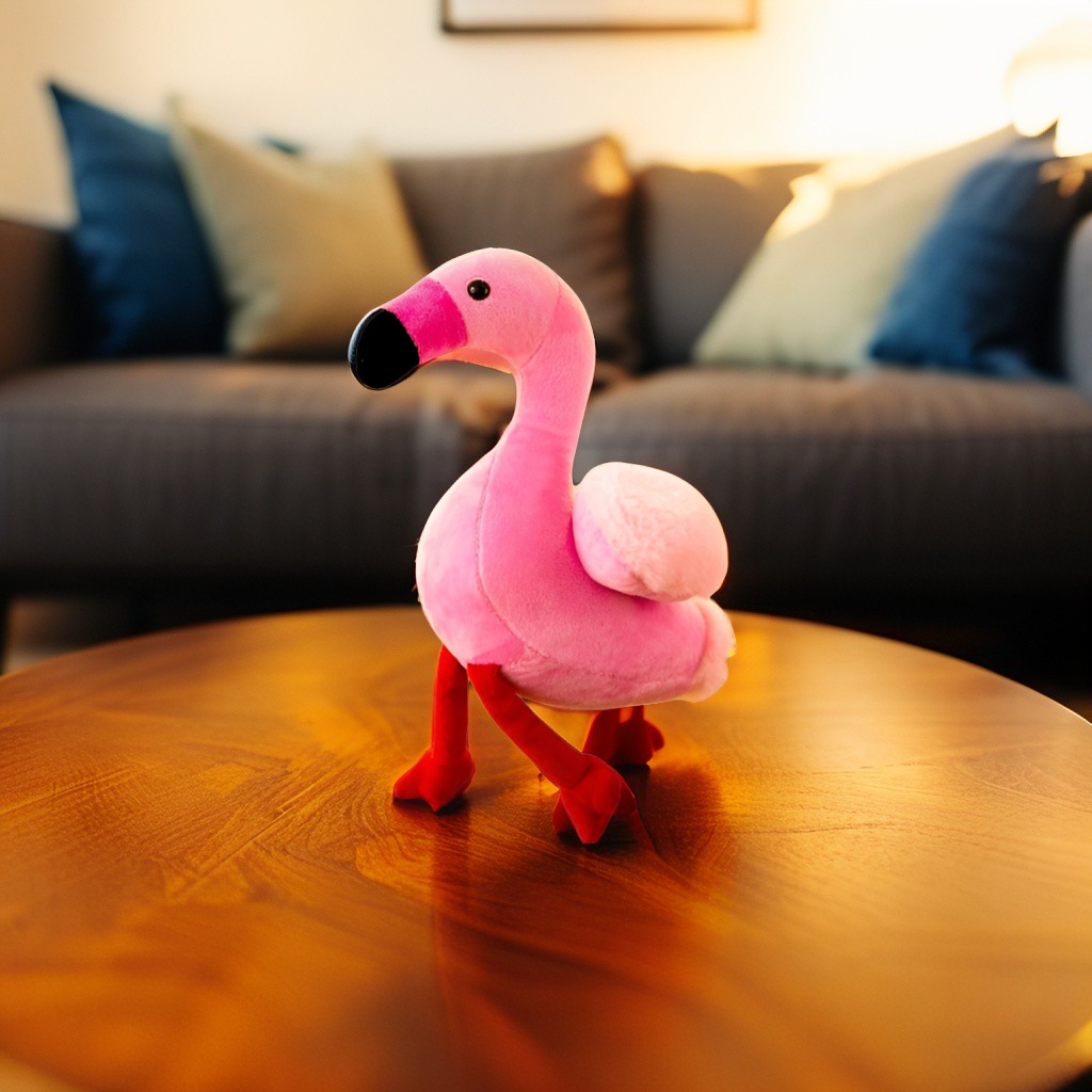 Flamingo Plush Toy – 7-Inch Soft & Cuddly Flamingo Stuffed Animal for Kids LMI12227.