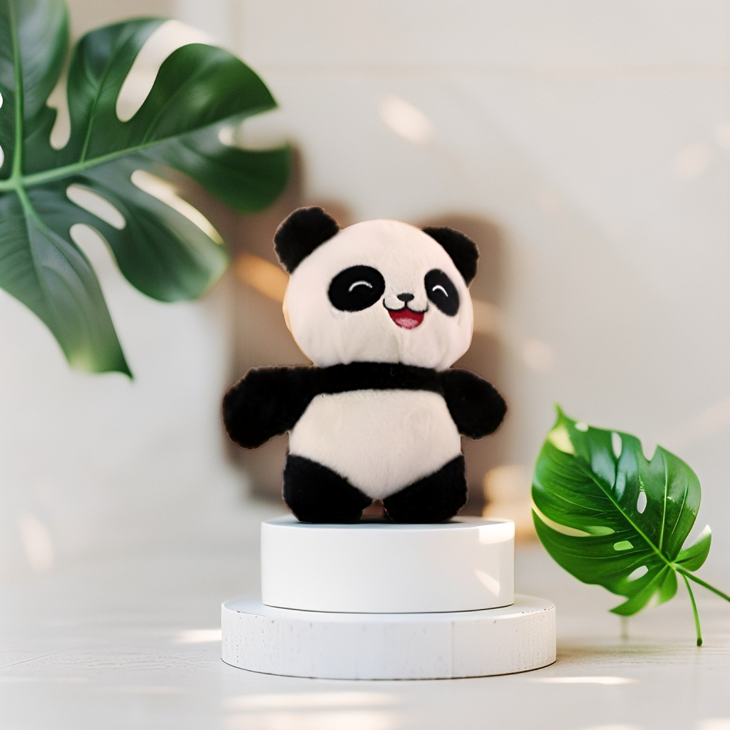 Panda Plushie - 8 inch Super Soft & Squishy Stuffed Toy for All Ages LMI11101.