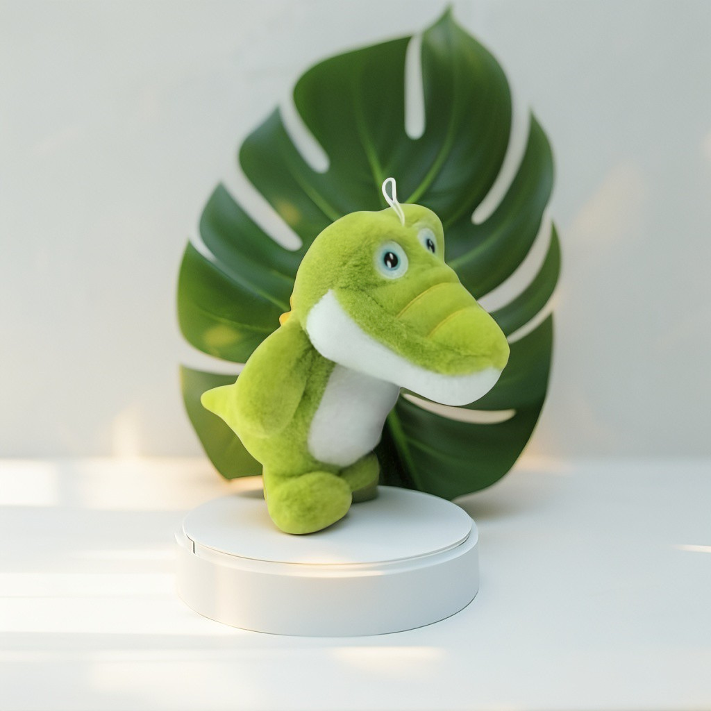 Cuddly Alligator Stuffed Animal, Soft Toy Green Crocodile Plush Toy for Kids LMI14169