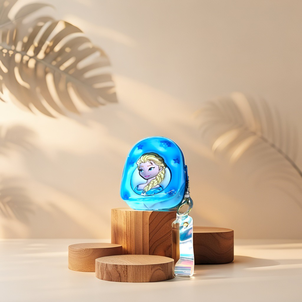 Elsa - Mini Backpack Pouch Charm | Kawaii Space Elsa Character Keyring & Bag Accessory - NOVHBC-1881306