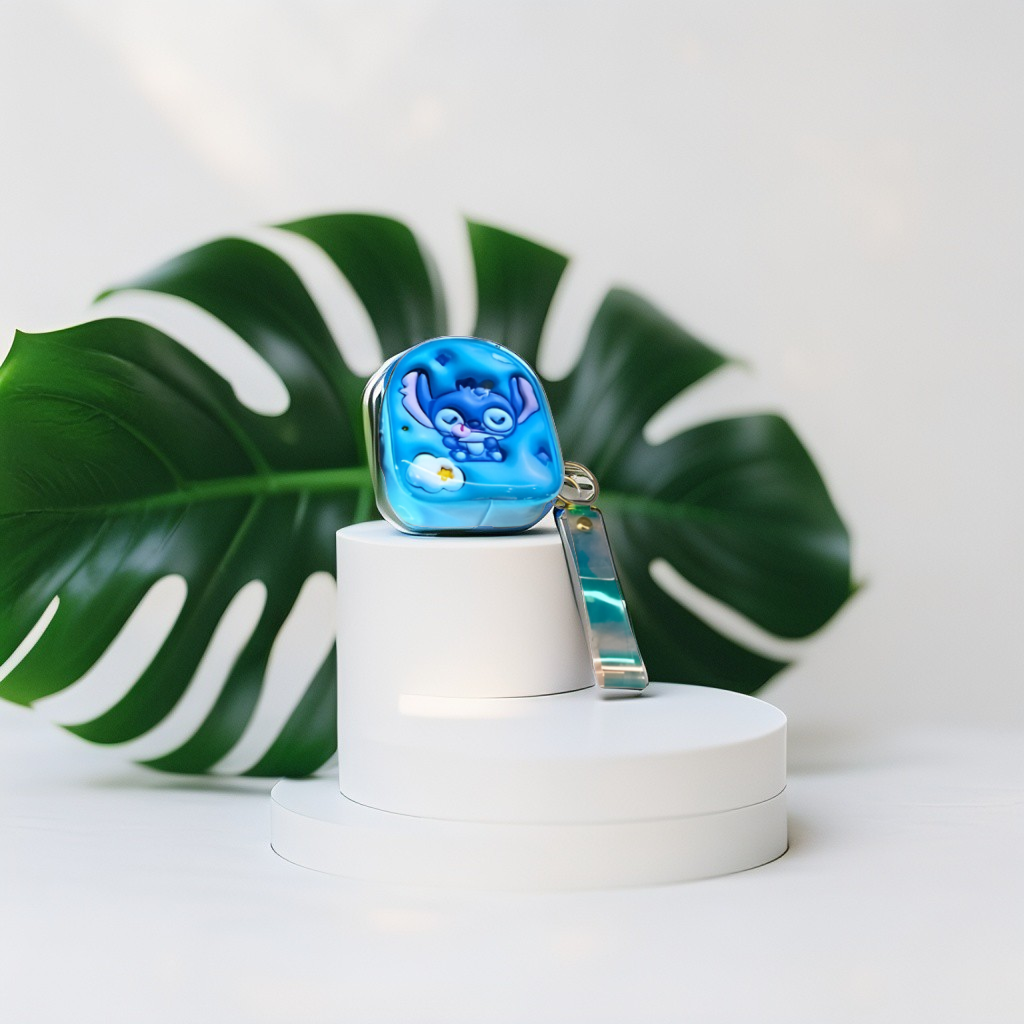 Lilo & Stitch - Mini Backpack Pouch Charm | Kawaii Space Lilo & Stitch Character Keyring & Bag Accessory - NOVHBC-1881306