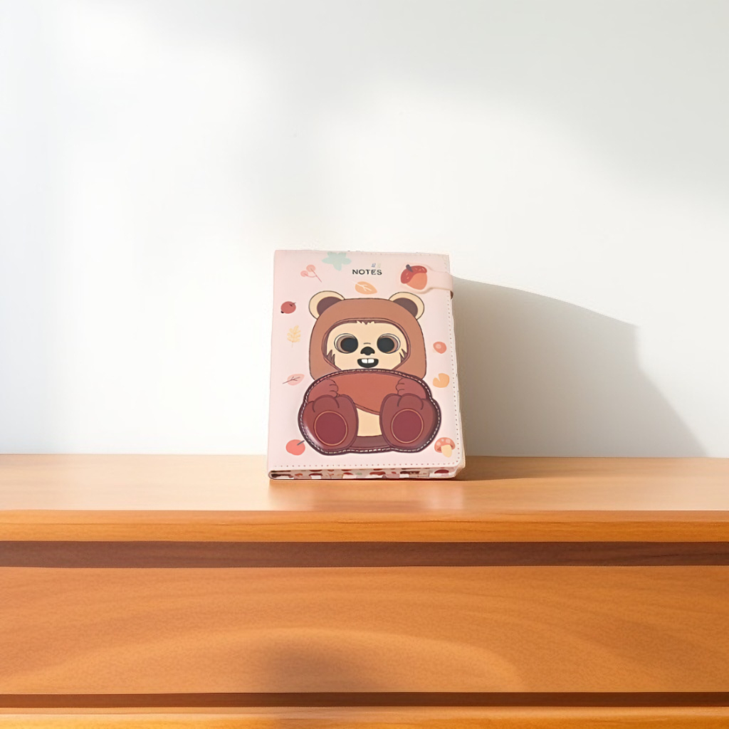 Bear Notebook – Bear-Themed Notebook for School & Work NOVGBT-50301.