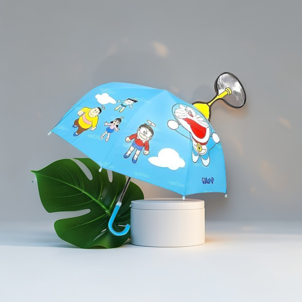 Doraemon Kids Umbrella – 47cm Cartoon Rain Umbrella for Toddlers & Boys/Girls NOV9696.