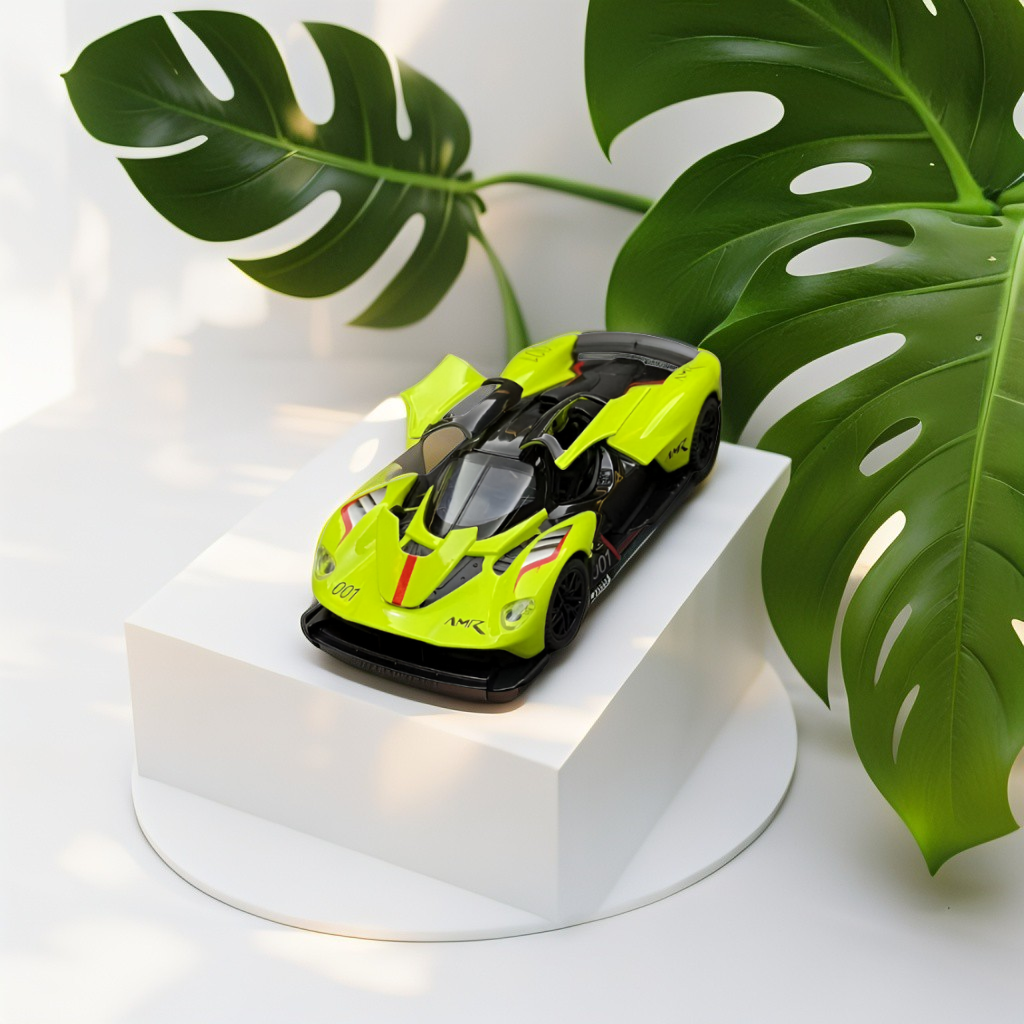 Green - Aston Martin Valkyrie AMR Pro Diecast Car - 1:32 Scale Collector Model TV5693