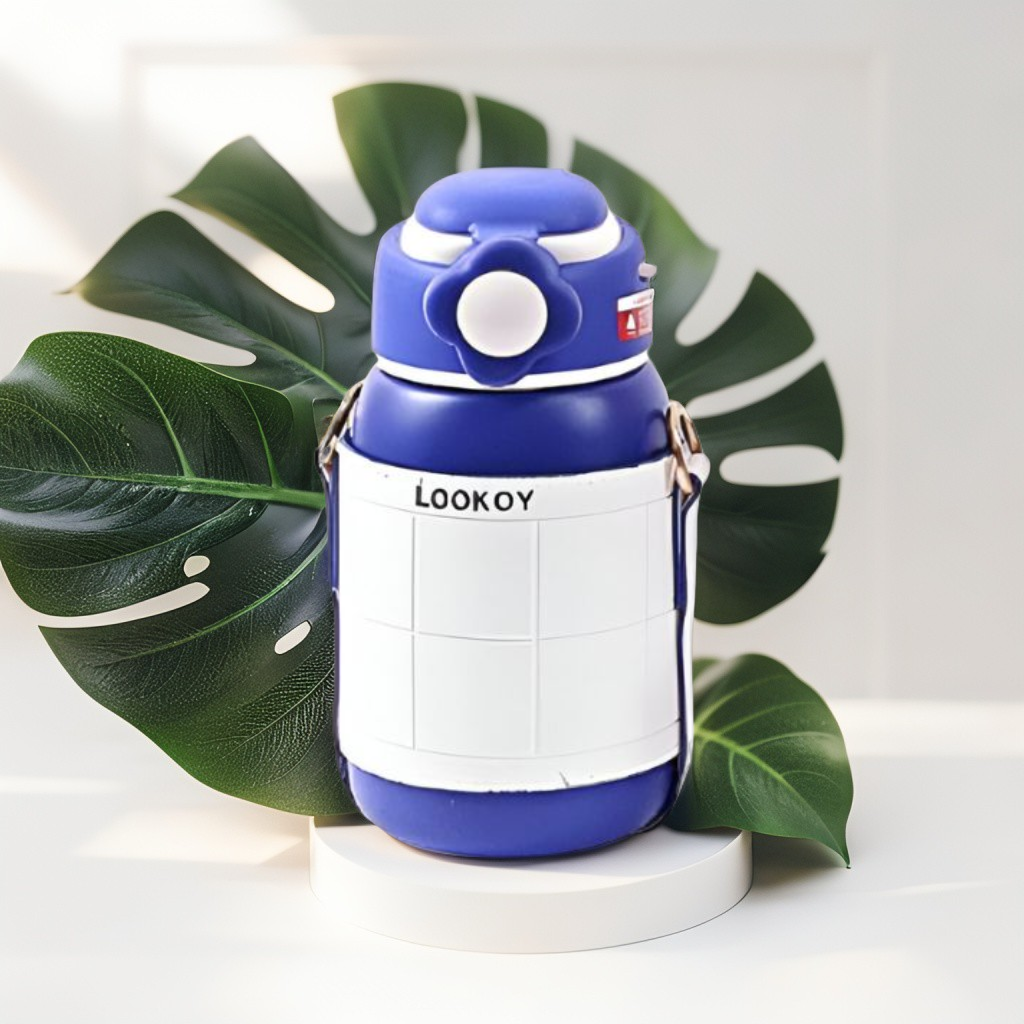 Blue - Sipzo – 480ml Sipper Bottle for Kids | BPA-Free, Leak-Proof, School-Friendly Design NOV3965.