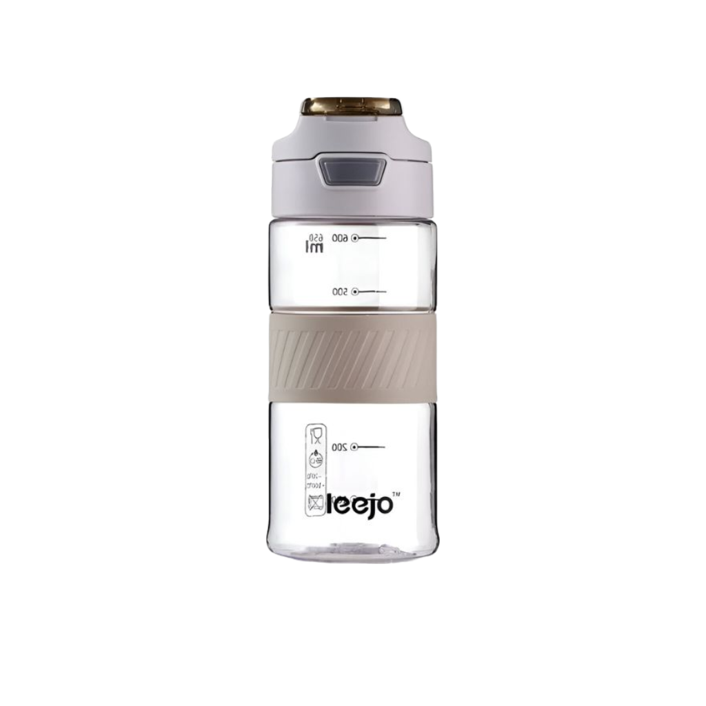 Gray - HydraSipper – 650ml Advanced Water Bottle for Office Use | Leak-Proof, Ideal for Daily Hydration NOV1660.