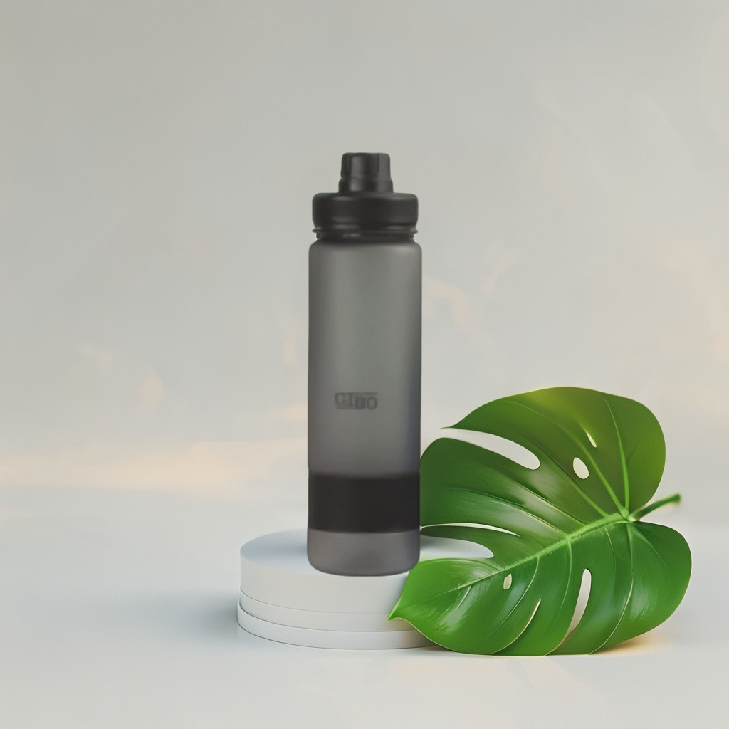 Black - HydroMax Bottle – 900ml Water Bottle with Handle | Leakproof for Office, School & Travel NOV1661.