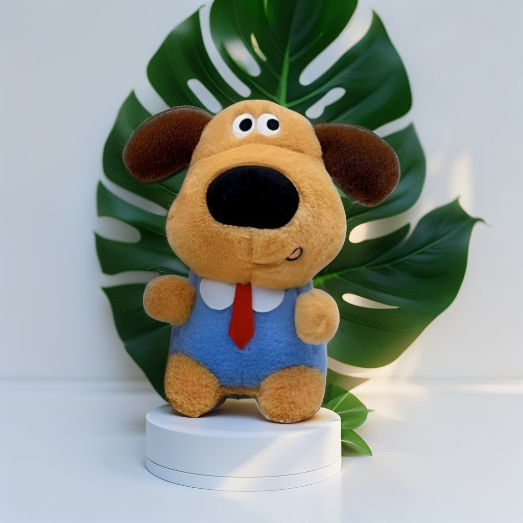 BuddyPaws Cute Doggy Teddy Bear - Plush Toy with Uniform & Tie for Kids & Adults 8 inch - MS14481.