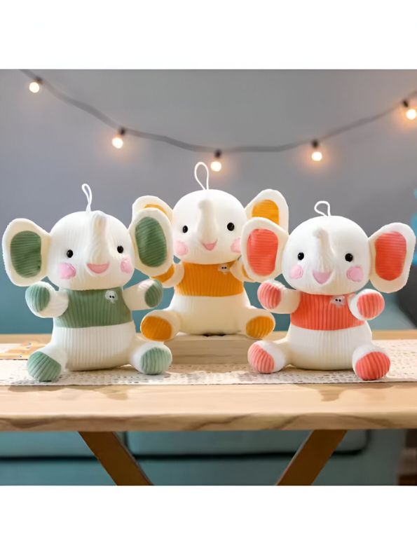 YELLOW - Trunky Boo – Adorable 8 Inch Elephant Soft Toy for Kids | Plush & Cuddly Gift for Boys & Girls - MS14127