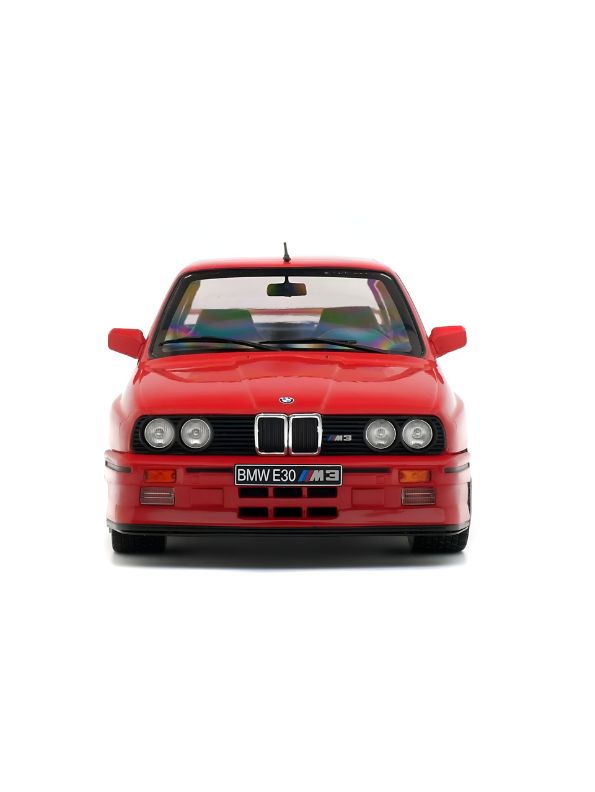 RED - BMW E30 M3 Diecast Model Car - Red Collectible Toy Car Detailed Interior & Exterior with Acrylic Display Case