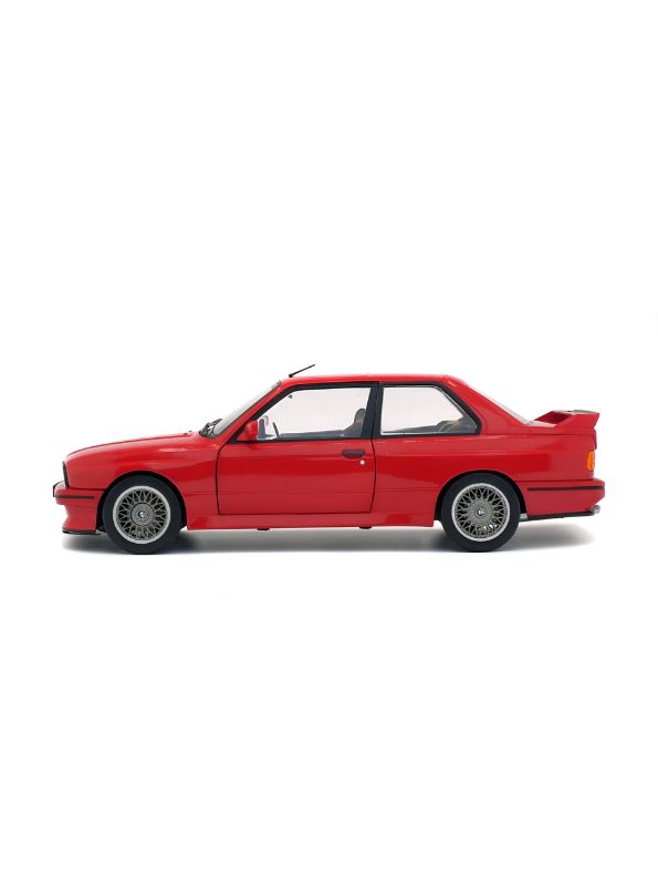 RED - BMW E30 M3 Diecast Model Car - Red Collectible Toy Car Detailed Interior & Exterior with Acrylic Display Case
