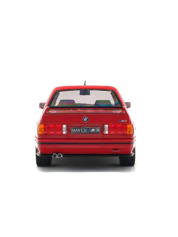 RED - BMW E30 M3 Diecast Model Car - Red Collectible Toy Car Detailed Interior & Exterior with Acrylic Display Case