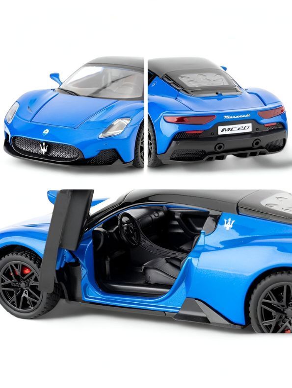 Blue - Maserati MC20 Diecast Car – Premium Collectible Model for Enthusiasts Scale 1:32.