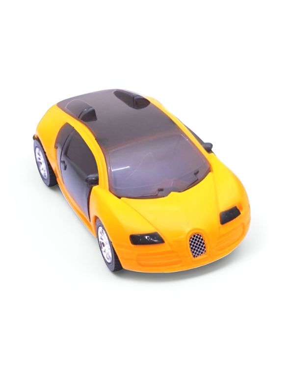 Yellow - 3D Remote Control Car for Kids – Famous Racing Toy with Lights & Stunts | High-Speed RC Car.