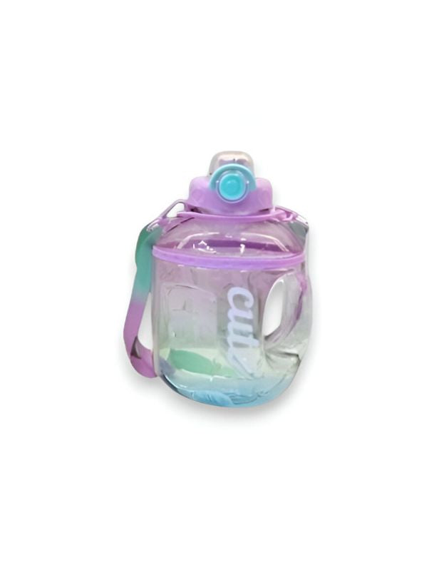 Purple - Half Gallon (64oz) Motivational Water Bottle with Handle - BPA-Free Leakproof Gym Jug for Fitness & Daily Hydration NOvGBT-50673