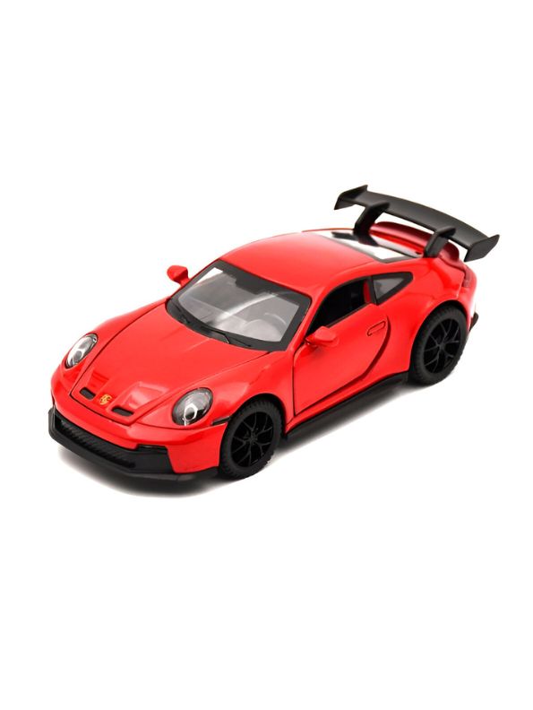 Red - Porsche 911 GT3 Alloy Car Model – Supercar Toy with Pull Back Action for Kids & Collectors Scale 1:32.
