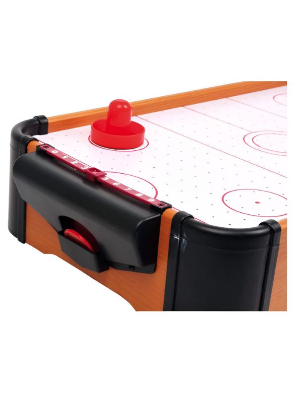 Tabletop Turbo Hockey – Mini Air Hockey Game | Fun & Lightweight Indoor Game for All Ages | Perfect for Kids, Adults & Family - MS13871.