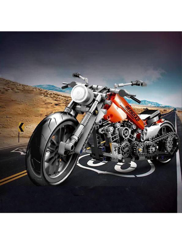 Apex Racer – 436 PCS High-Performance Motorbike Kit | Motorcycle Building Block Set | STEM Toy for Kids & Adults | Perfect Gift for Bike Enthusiasts - MD80.