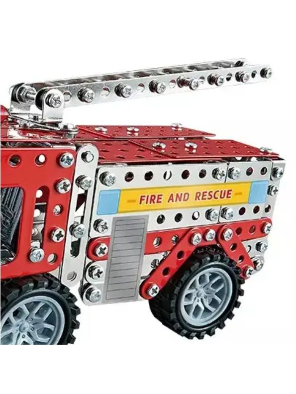 RapidRescue – 292 PCS | 3D DIY Rescue Fire Truck Building Kit for Kids – MD158.