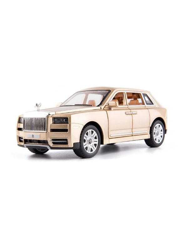 Cream - Rolls-Royce – Cullinan Diecast Metal Pullback Toy Car - Premium Model with Openable Doors – Best Gift for Kids & Collectors - Scale 1:28 - MS14830.