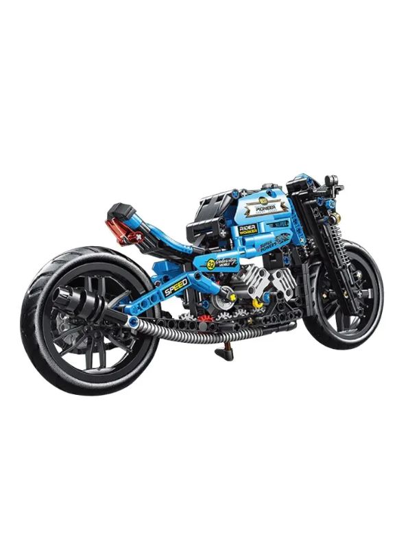StormRider T3032 – Technical Motorcycle Model Building Kit | Motorbike Bricks Assembly Toy for Kids - MD1637.