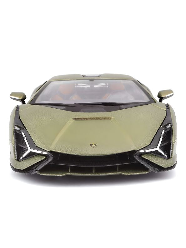 Lamborghini Aventador – Miletry Green Die-Cast Metal Pullback Toy Car – Premium Gift Toy for Kids & Collectors Scale 1:32 - TV4711.