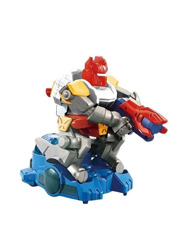 Red - RoboGladiator - Mini Mecha Warrior Robot Toy | Intelligent Design, Lights & Music, Dancing & Rotating Action for Kids - MS13964.