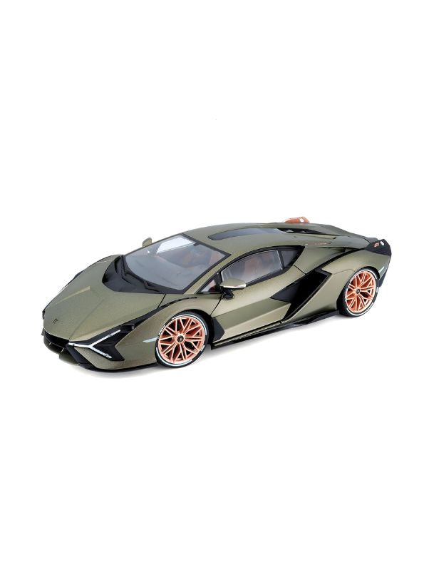 Lamborghini Aventador – Miletry Green Die-Cast Metal Pullback Toy Car – Premium Gift Toy for Kids & Collectors Scale 1:32 - TV4711.
