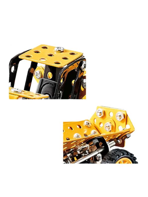 Farm Force – 221 PCS | Metal Farmer Truck Construction Block Set for Kids – MD155