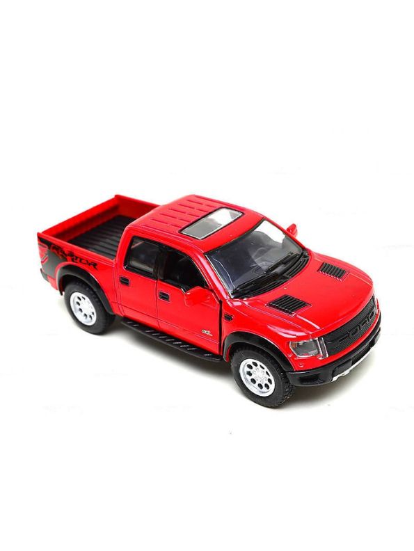 Red - Rapyot F-150 62L – Friction-Powered Raptor F-150 Truck Toy with Lights & Sound Effects - MS13440.